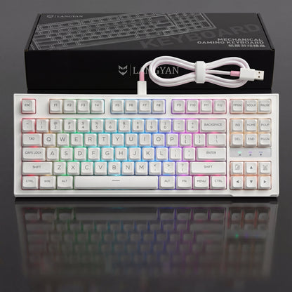 Langyan RGB Mechanical Gaming Keyboard TKL Wired USB-C RGB Backlit Keyboard
