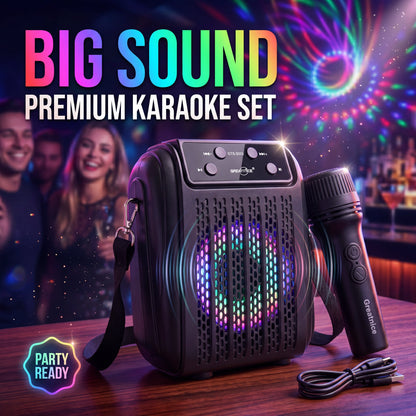 GTS-2005 Portable Wireless Karaoke Speaker with Microphone