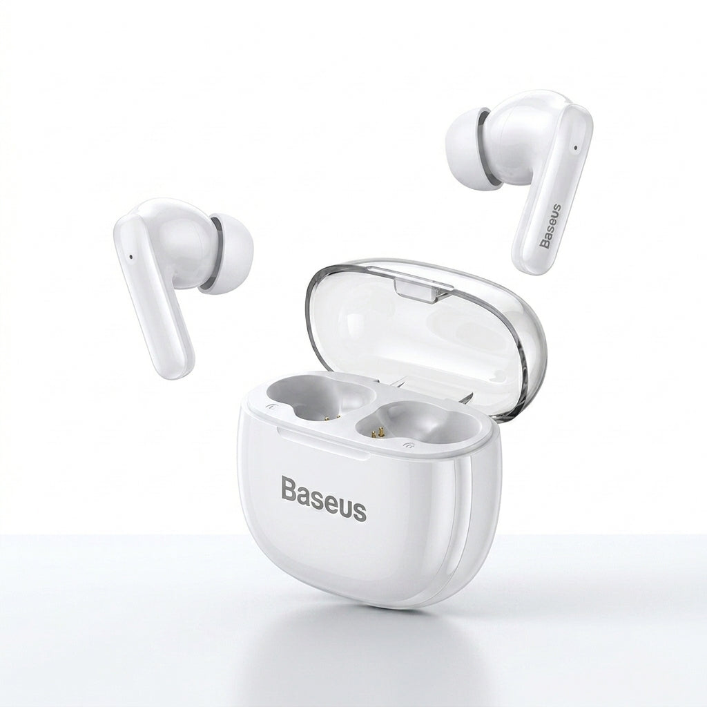 Baseus JT01 ANC Wireless Earbuds Bluetooth 5.2 Noise Cancelling Earphones