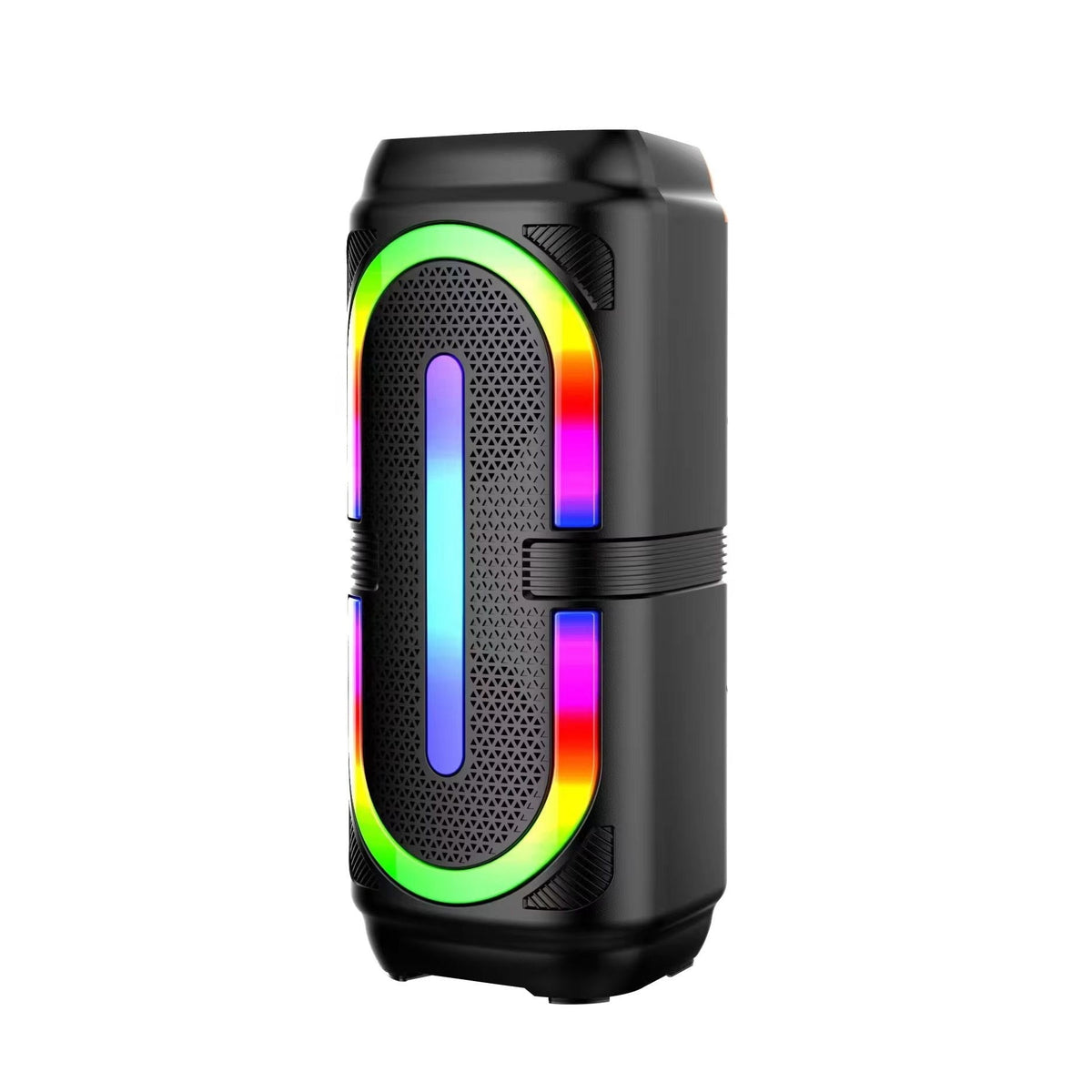 GTS Portable Wireless Bluetooth Karaoke Speaker with Wired Microphone | RGB LED Party Box | FM Radio | USB | TF Card | TWS | Rechargeable Bass Speaker