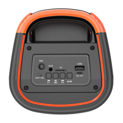 GTS Portable Wireless Bluetooth Karaoke Speaker with Wired Microphone | RGB LED Party Box | FM Radio | USB | TF Card | TWS | Rechargeable Bass Speaker