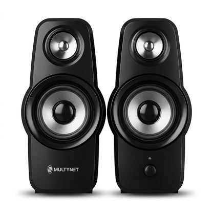 Multynet AC-800 Bluetooth Power Speaker – Slim Design Heavy Bass Computer & TV Speakers For LED TV, LCD, Laptop, PC Computer, Smartphones, Tablets