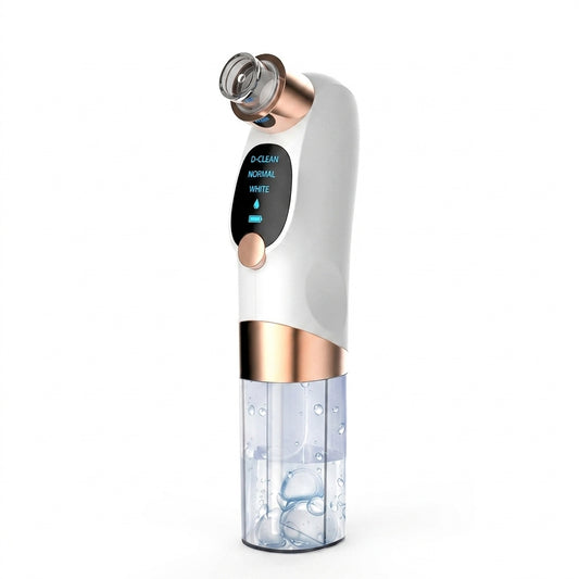 Electric Pore Vacuum Blackhead & Whitehead Remover with Water Cycle Cleansing – Rechargeable Facial Cleanser