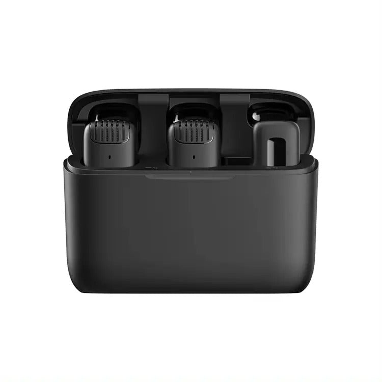 J13 Type-C Dual Wireless Lavalier Microphone with Charging Case Noise Reduction Mic for Vlogging