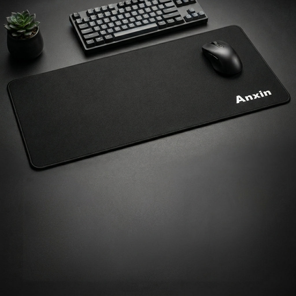 Anxin Extended Gaming Mouse Pad Large Desk Mat with Stitched Edges, Non-Slip, Smooth Surface, Office & Home Setup