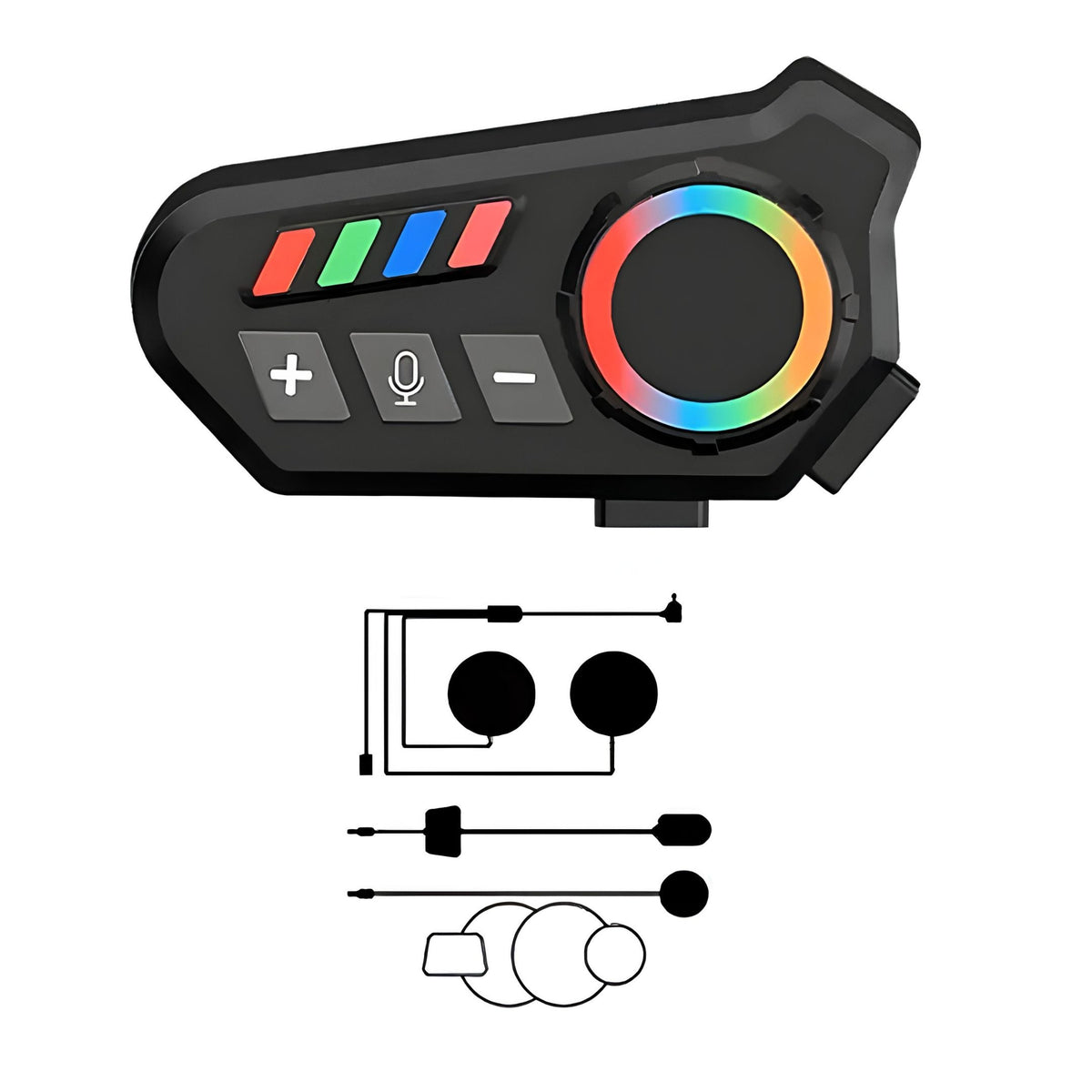 K06 Helmet Bluetooth Earphones Wireless Motorcycle Headset with HD Sound & Hands-Free Calling