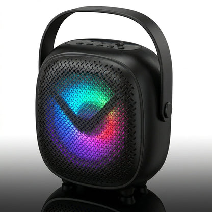 GTS 2008 Wireless Bluetooth Karaoke Speaker with Voice Changer Mic | Portable RGB Party Speaker