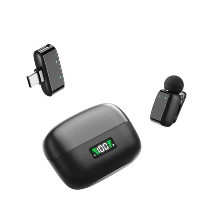MINI8 RTS Dual Wireless Lavalier Microphone Type-C Noise Cancelling Condenser Mic