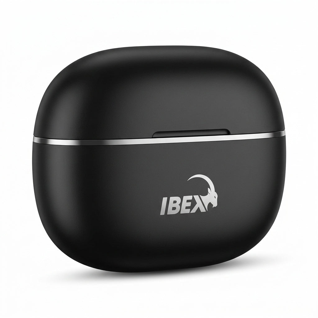 IBEX TWS Wireless Earbuds – Bluetooth In-Ear Earphones with Charging Case