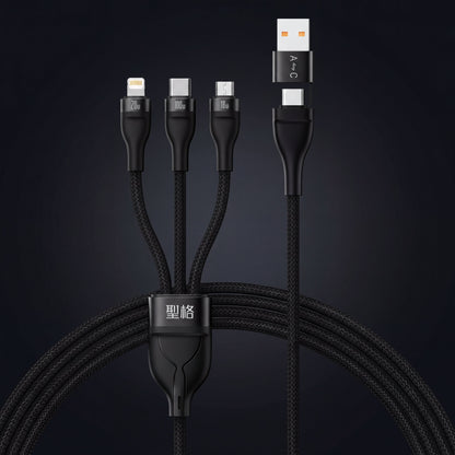 Flash Series II 3 in 2 100W Fast Charging Cable USB-C Lightning Micro USB