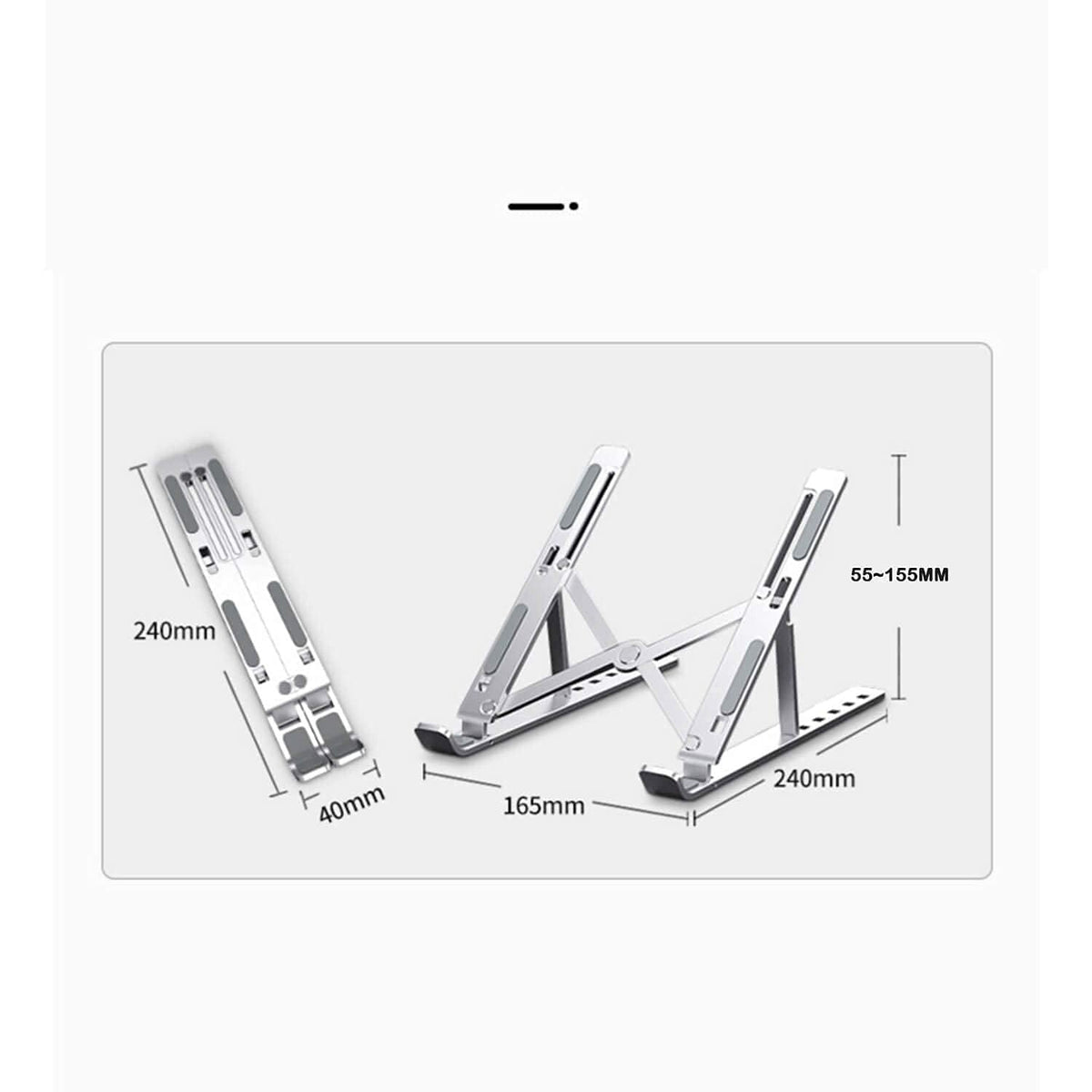 Creative Folding Laptop Stand Adjustable Portable Aluminium Notebook Holder