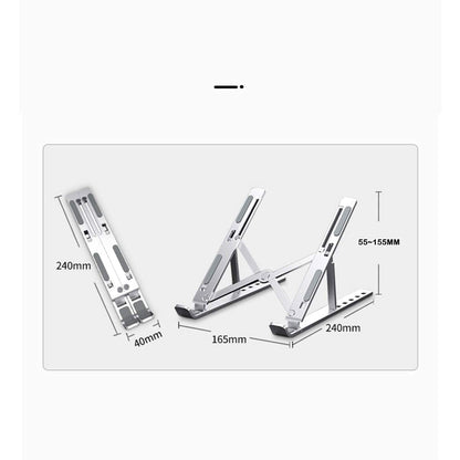 Creative Folding Laptop Stand Adjustable Portable Aluminium Notebook Holder