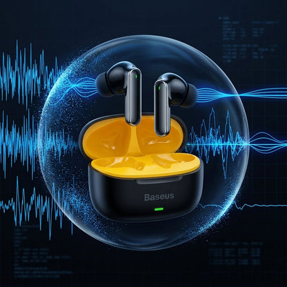 Baseus ANC Wireless Earbuds Bluetooth 5.3 Noise Cancelling Earphones