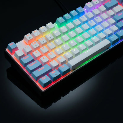 LUMO LM2104 Mechanical Gaming Keyboard RGB Back-lit USB Wired Keyboard for PC & Laptop Gamers