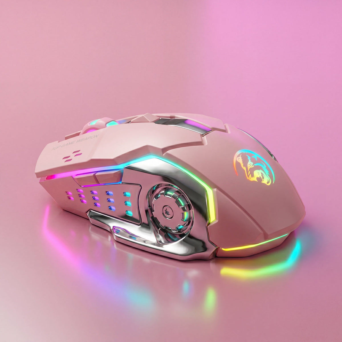 RGB Gaming Mouse V6 Wireless LED Backlit 3200 DPI Ergonomic Gaming Mouse for PC Laptop