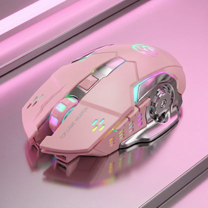 RGB Gaming Mouse V6 Wireless LED Backlit 3200 DPI Ergonomic Gaming Mouse for PC Laptop