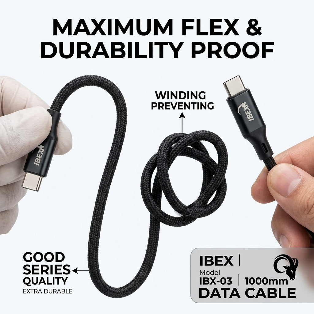 IBEX A10 Type-C Stereo Earphones with Big Sound & Mic