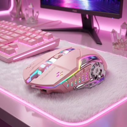 RGB Gaming Mouse V6 Wireless LED Backlit 3200 DPI Ergonomic Gaming Mouse for PC Laptop